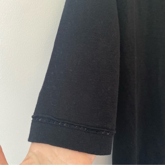 J. Jill Lightweight Open Cardigan Sweater Linen / Viscose Rayon Blend Small - Picture 4 of 4